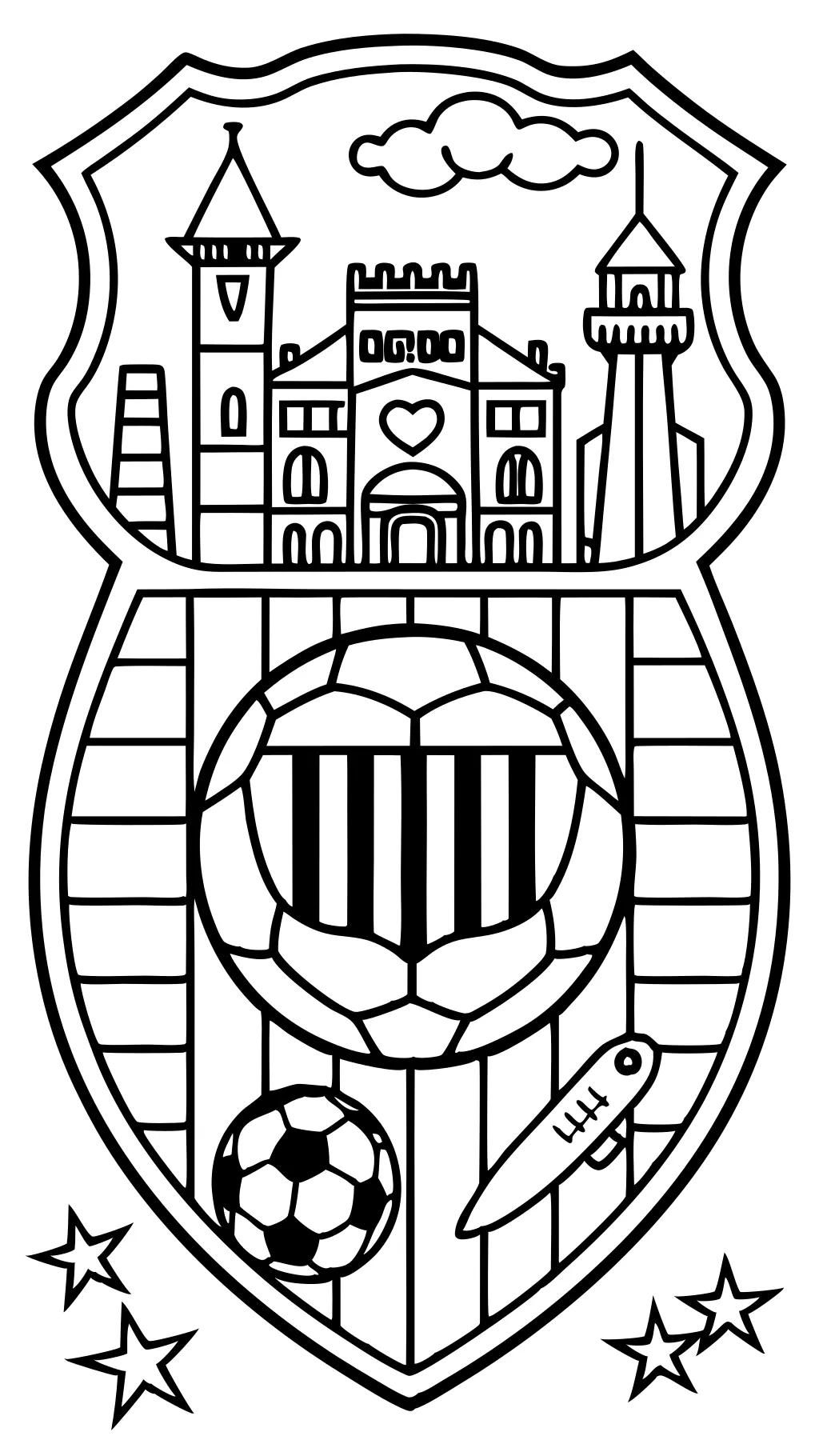 fcb coloring pages